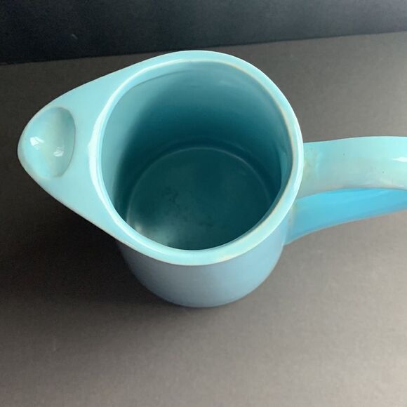 USA Vintage Robin Egg Blue Vintage Pitcher - Picture 2 of 9